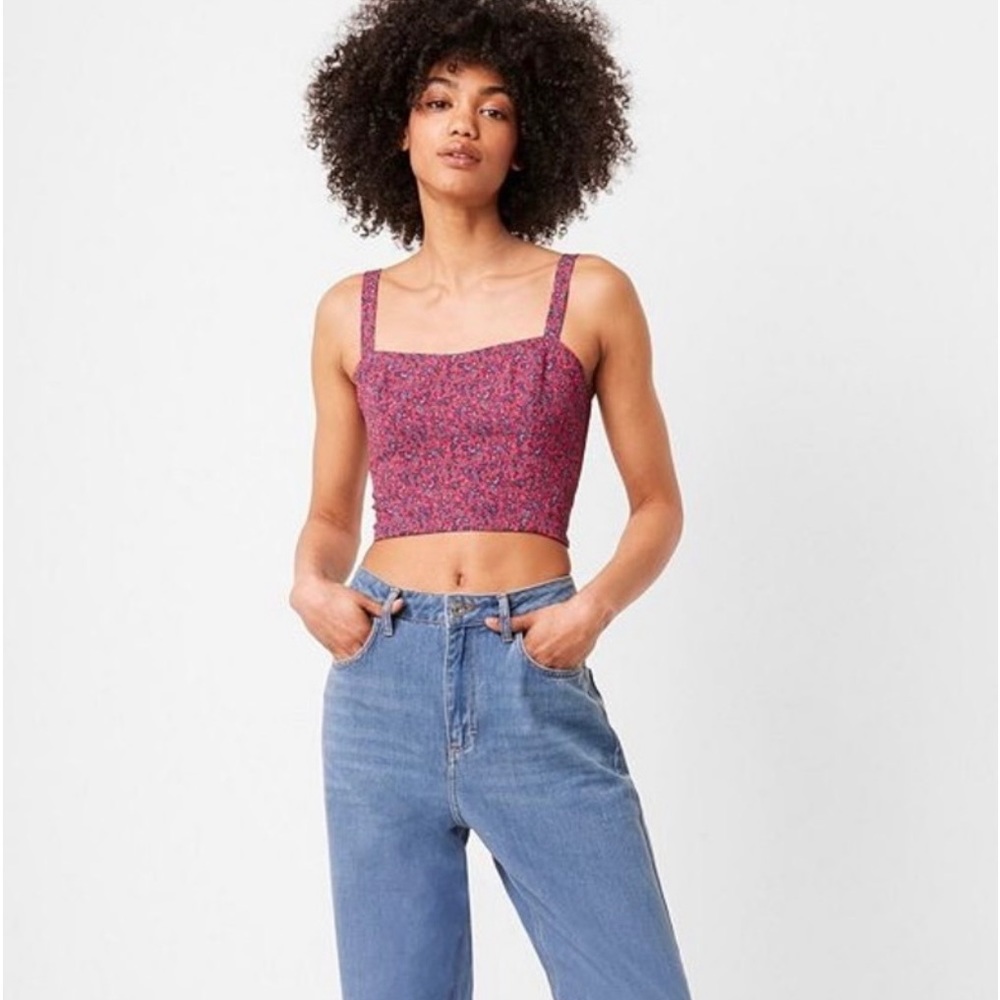 French Connection Crop Top in Verona Sorbet
